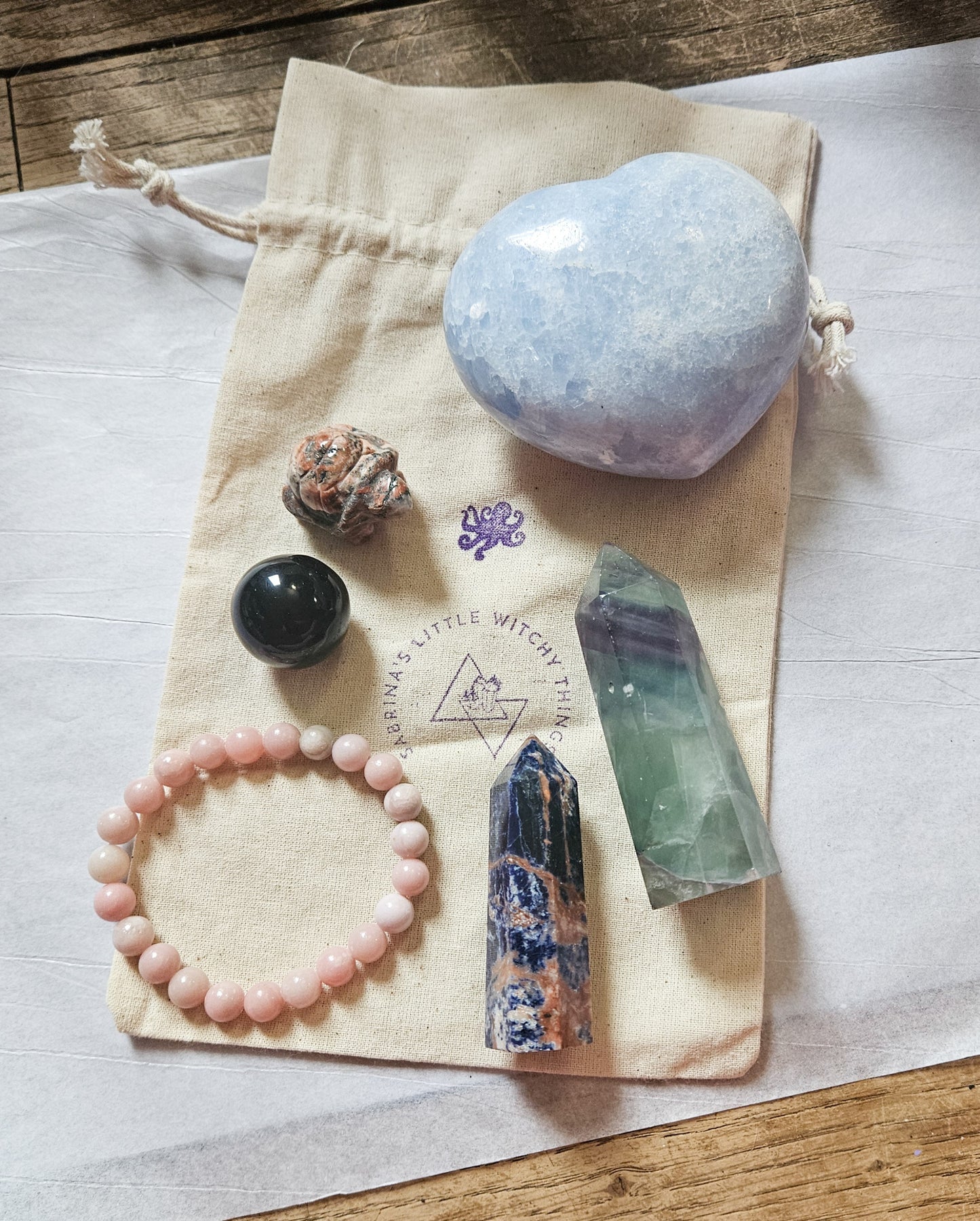Crystal Mystery Bag - Intuitively Chosen Crystals - Suprise Crystal Bundle - Fate Chosen Teir