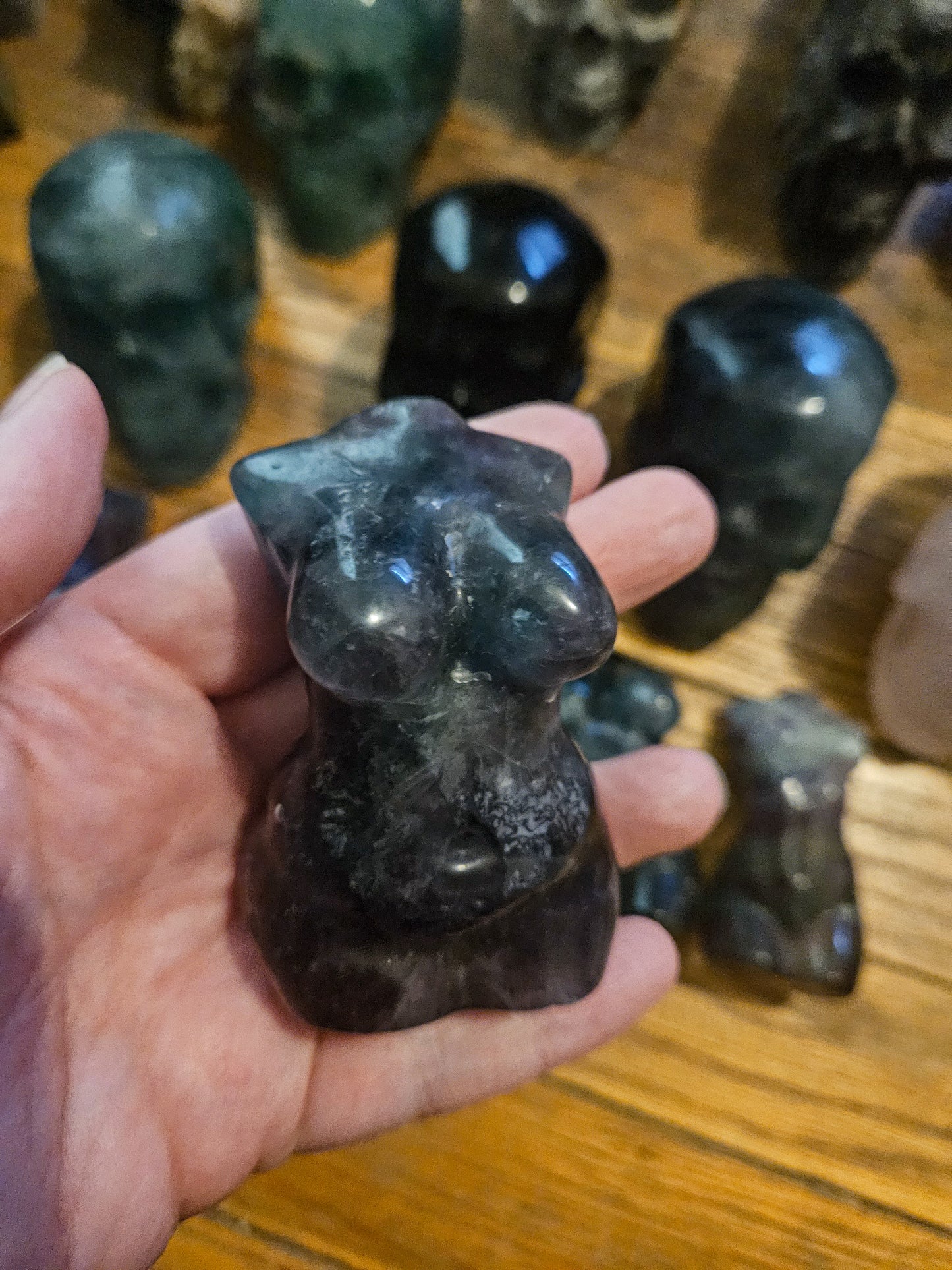 Curvy Goddess Figure Fluorite