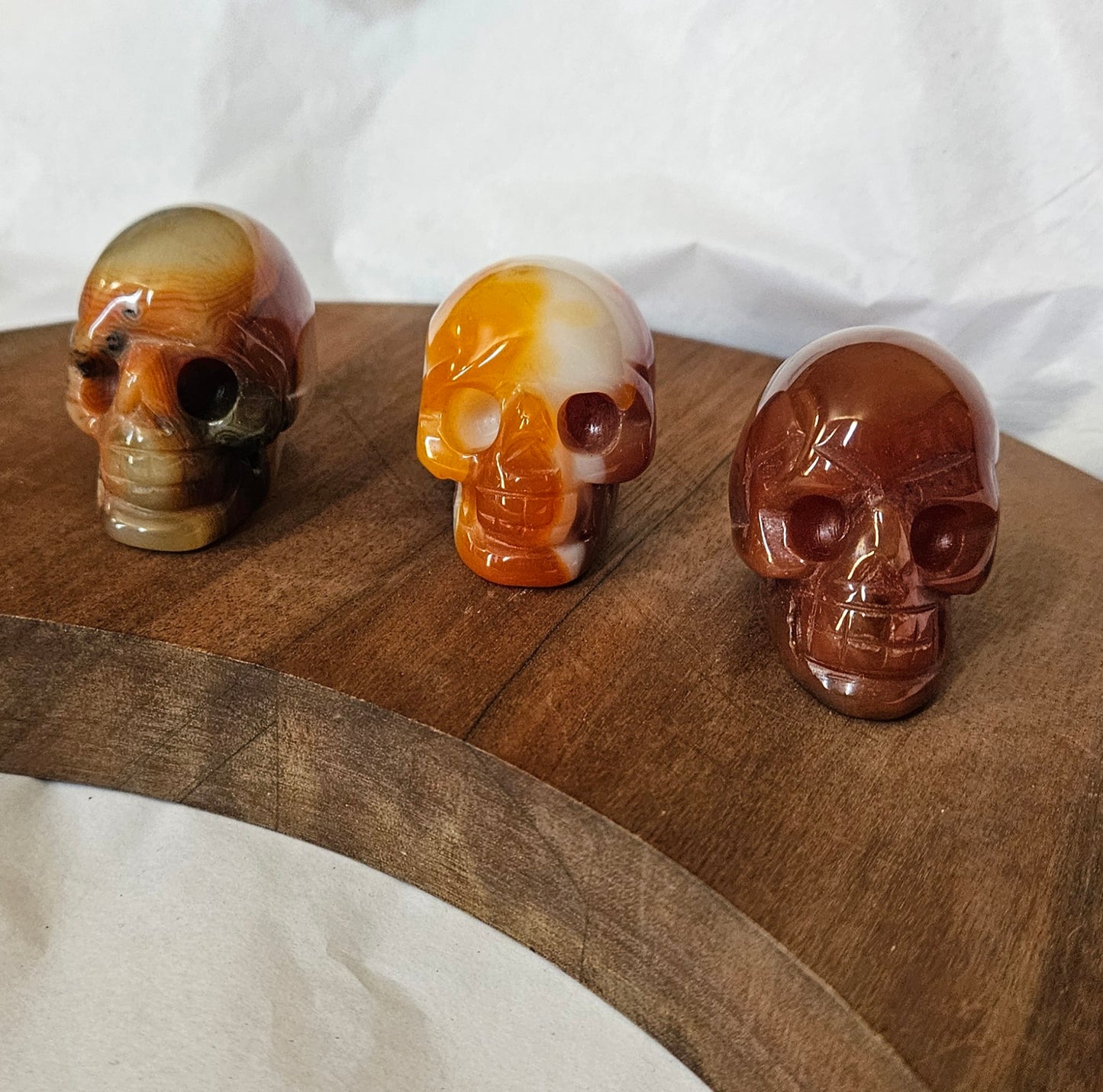 Carnelian Skull – 2 inch