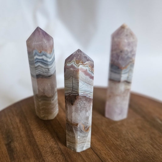 Chevron Amethyst + Crazy Lace Agate Meaning and Uses