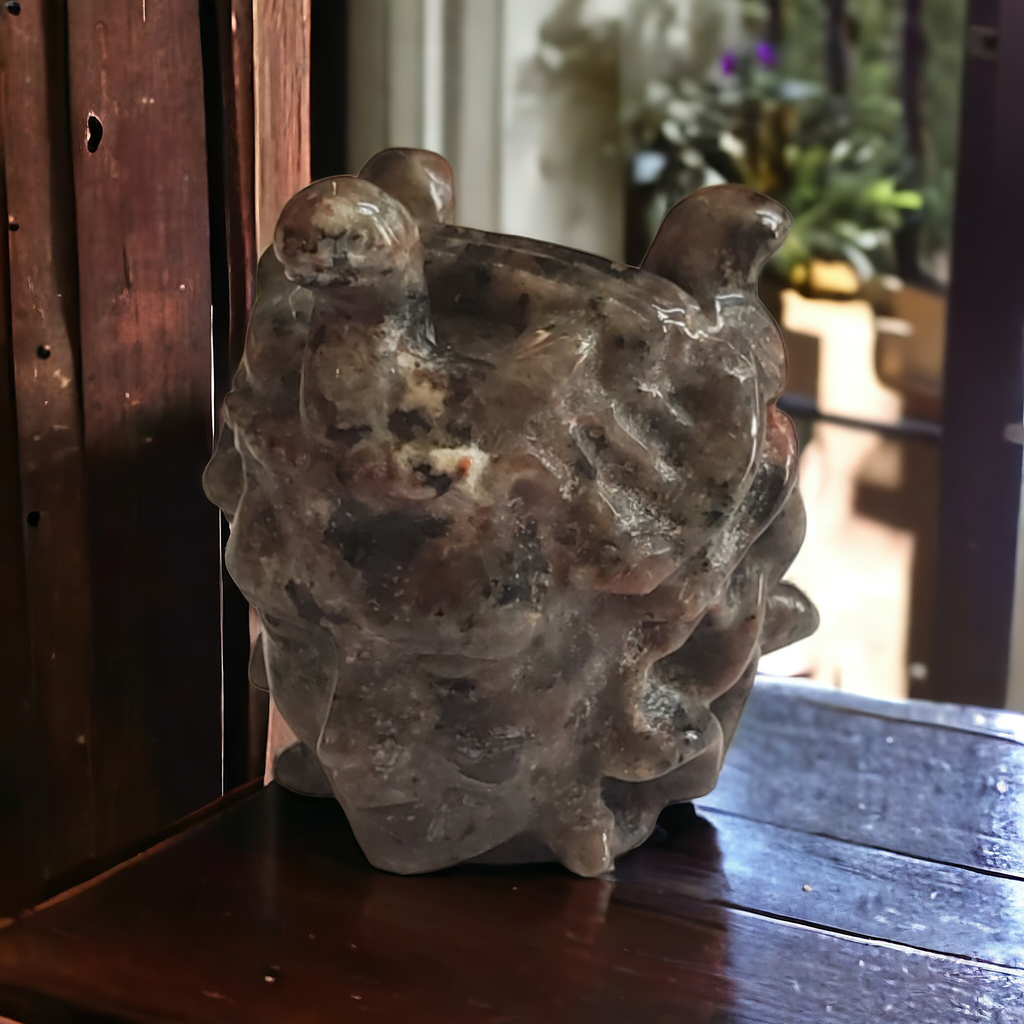 Small Yooperlite Crystal Medusa