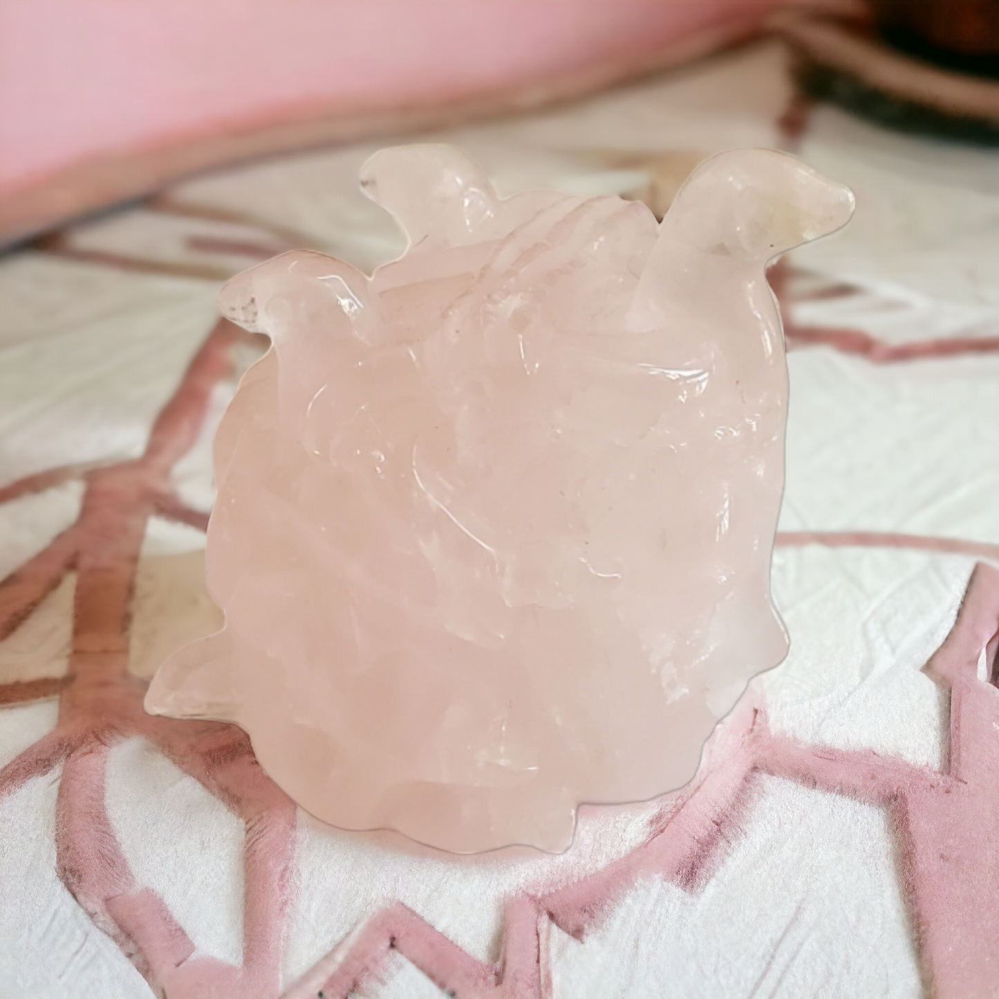 Small Rose Quartz Crystal Medusa