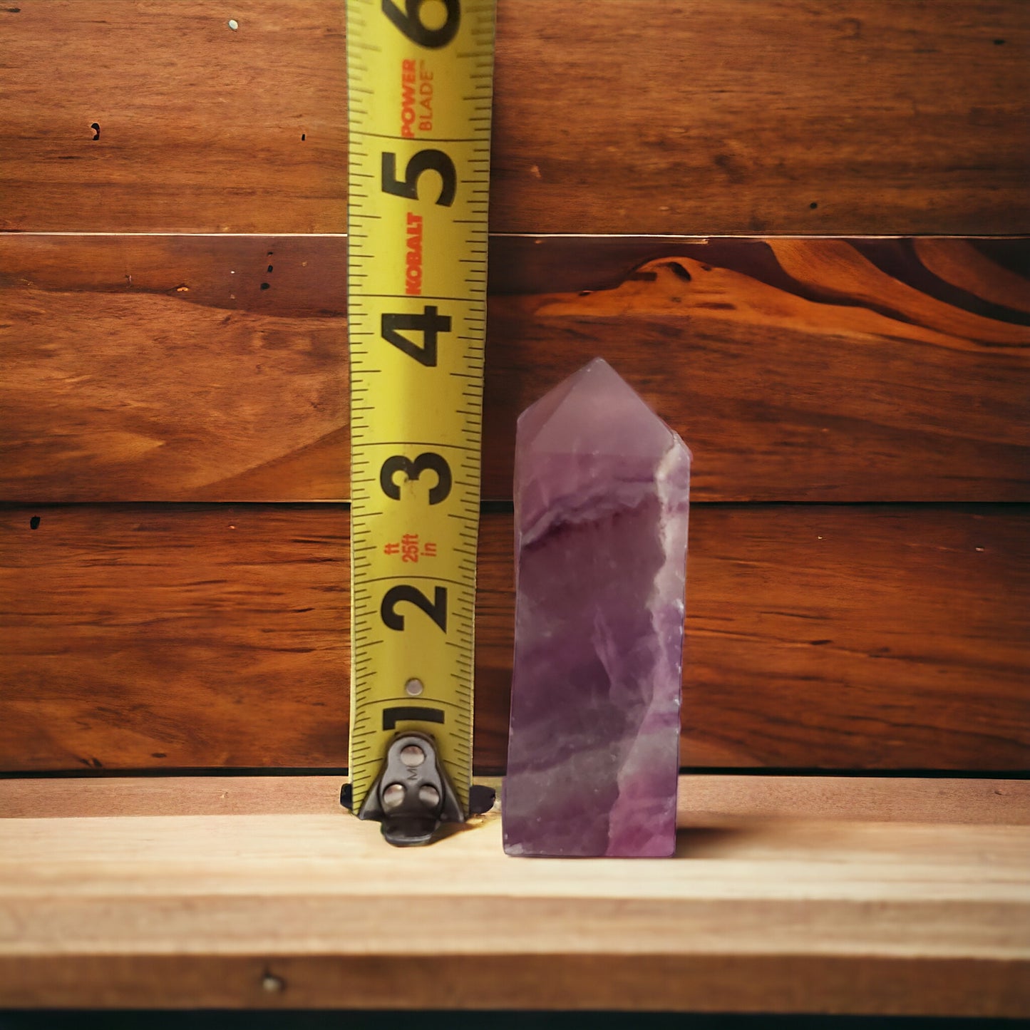 Purple Fluorite Crystal Tower