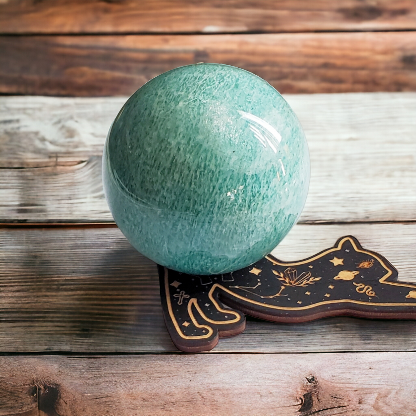 Amazonite Crystal Sphere