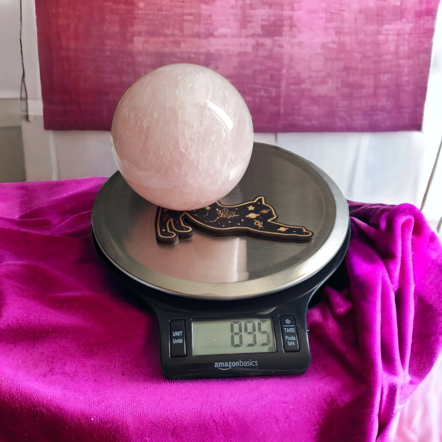 Rose Quartz Crystal Sphere