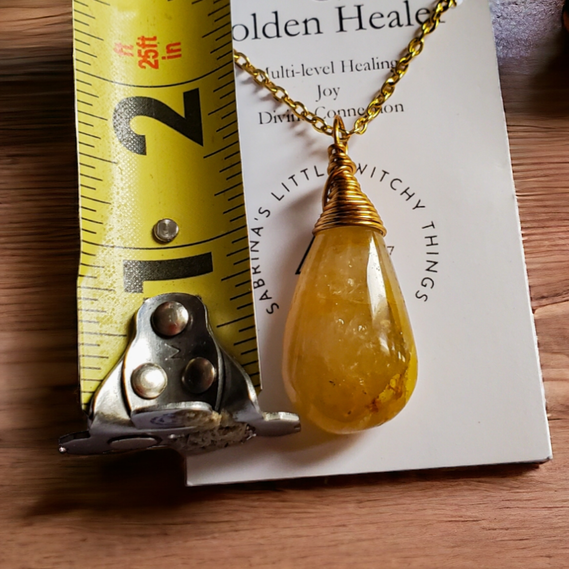 Golden Healer Necklace