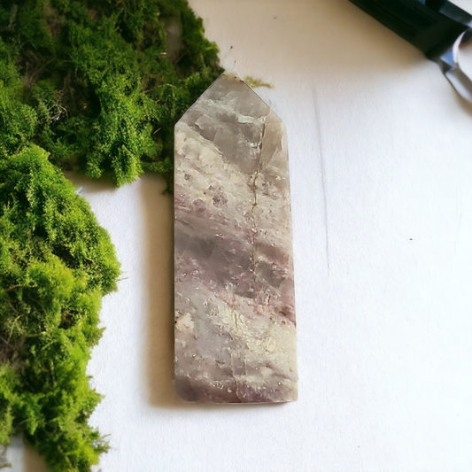 Plum Tourmaline Crystal Point 2.5 Inches