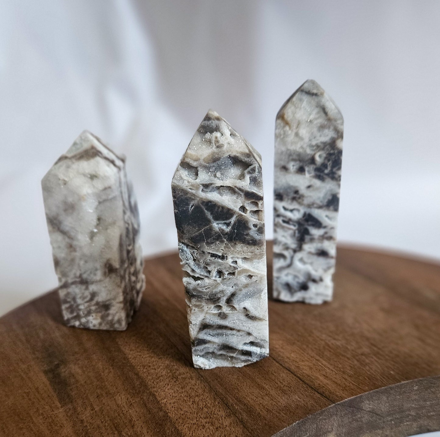 Sphalerite Tower (3–4 Inch) – Grounding, Energy Balance & Shadow Work Crystal