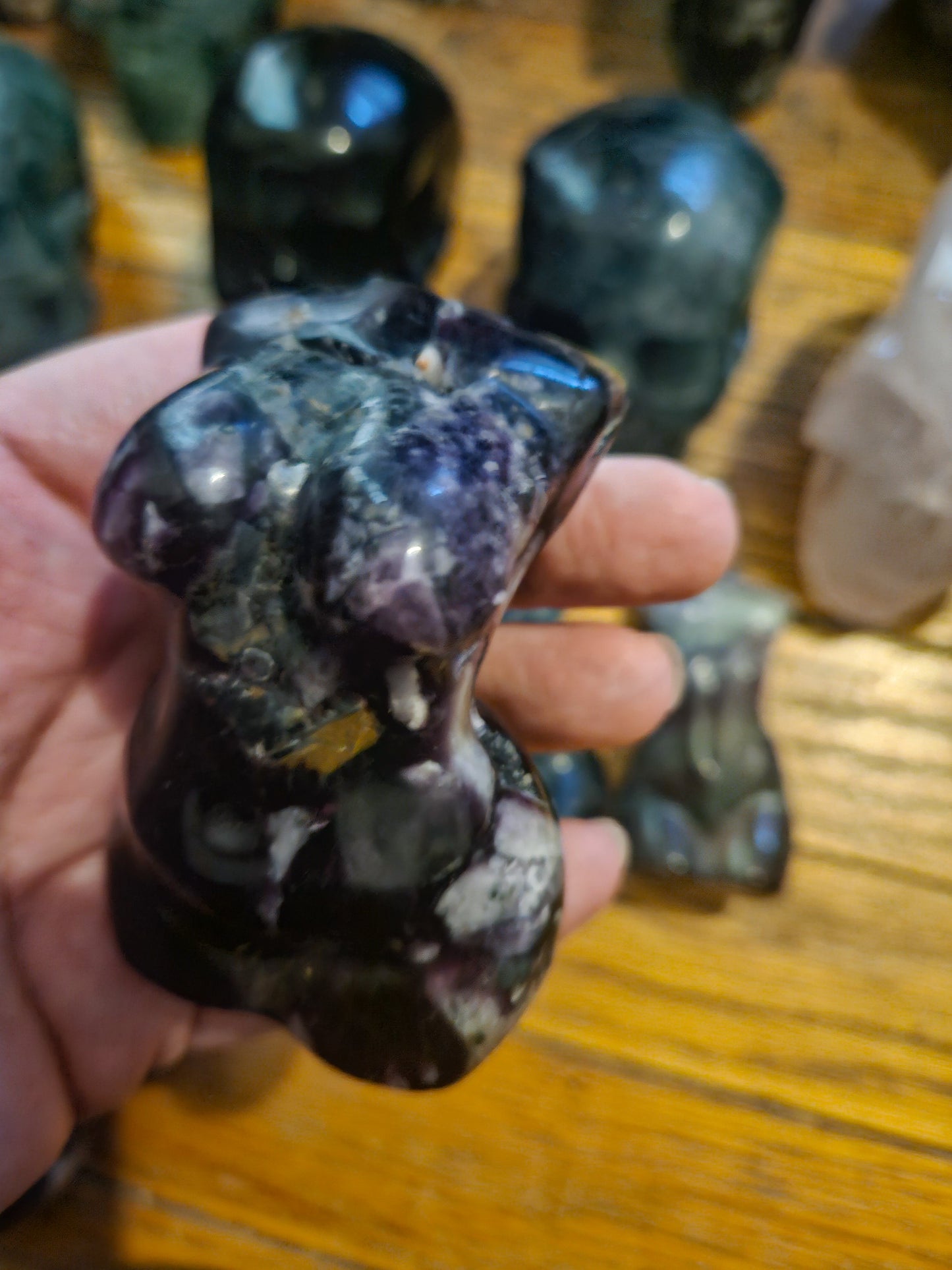 Curvy Goddess Figure Fluorite