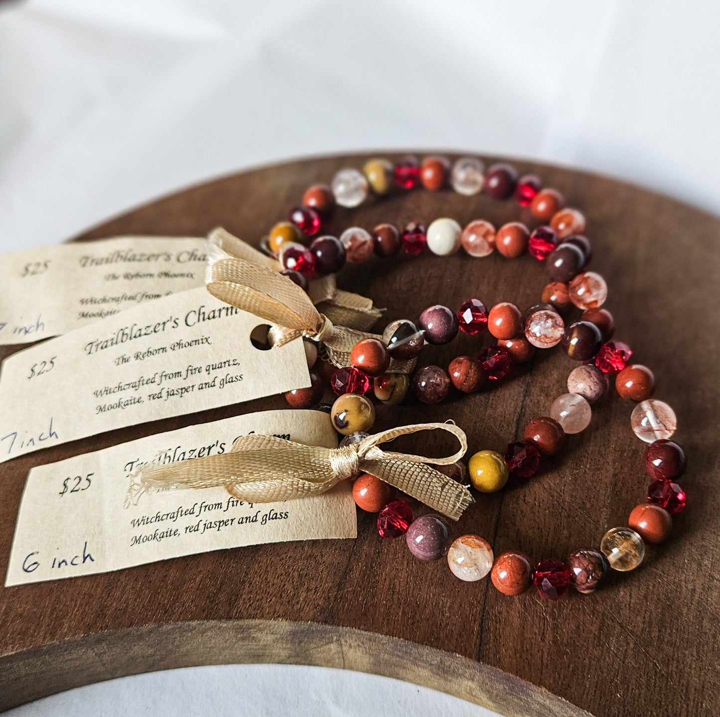 Trailblazer's Talisman – The Reborn Phoenix – Beaded bracelet for transformation and adventure