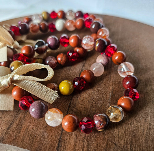 Trailblazer's Talisman – The Reborn Phoenix – Beaded bracelet for transformation and adventure