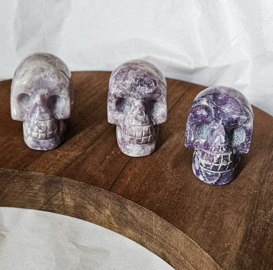Lepidolite Skull – 2 inch