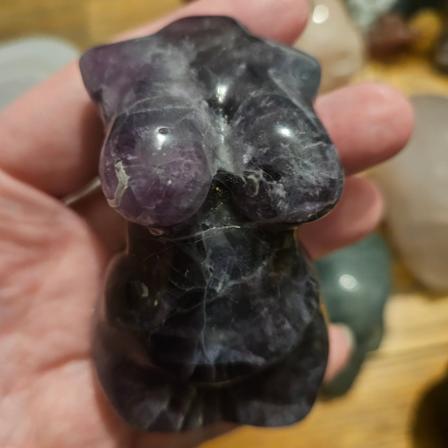 Curvy Goddess Figure Fluorite