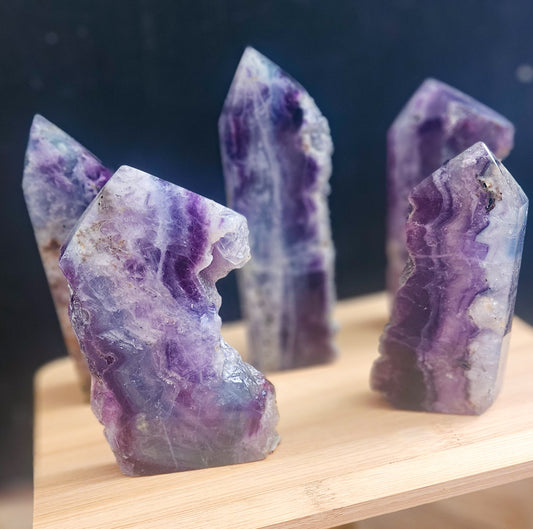 Rainbow Fluorite Towers 35