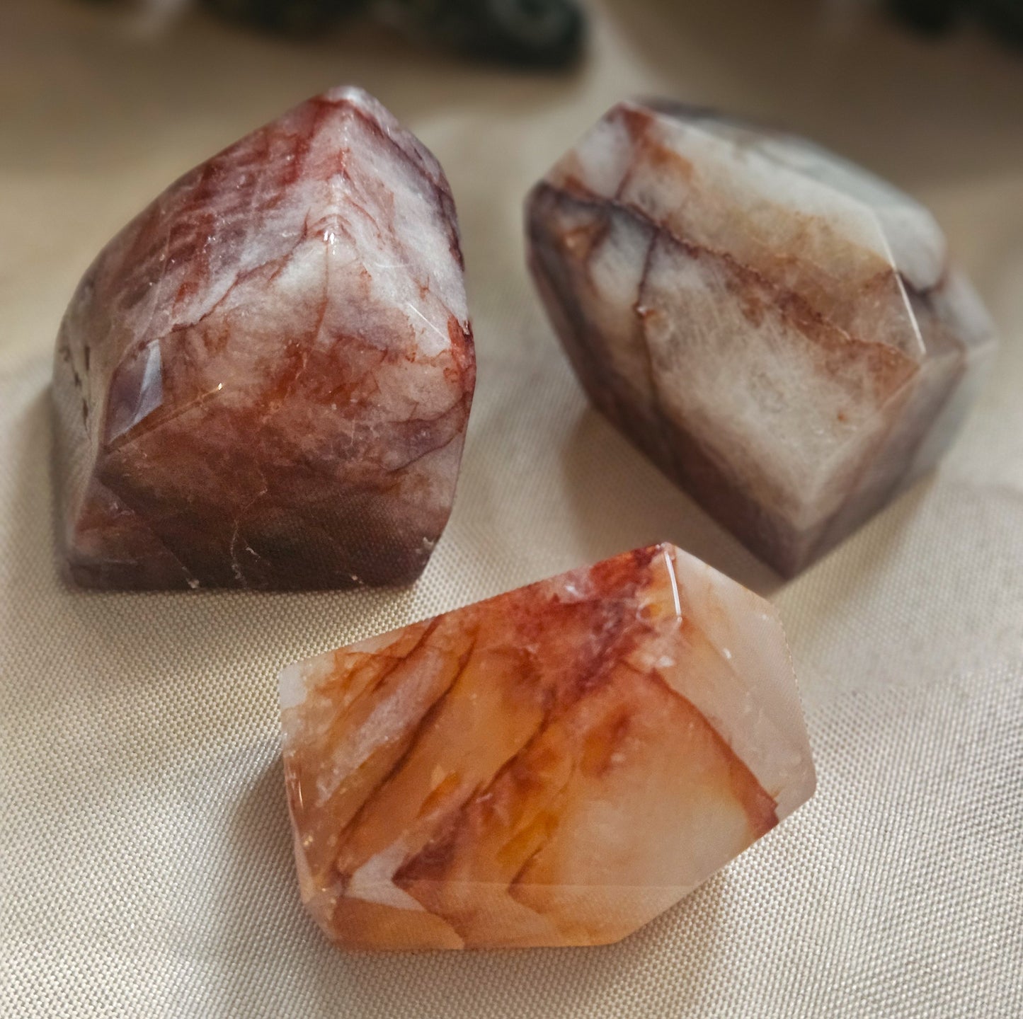 Fire Quartz Freeforms