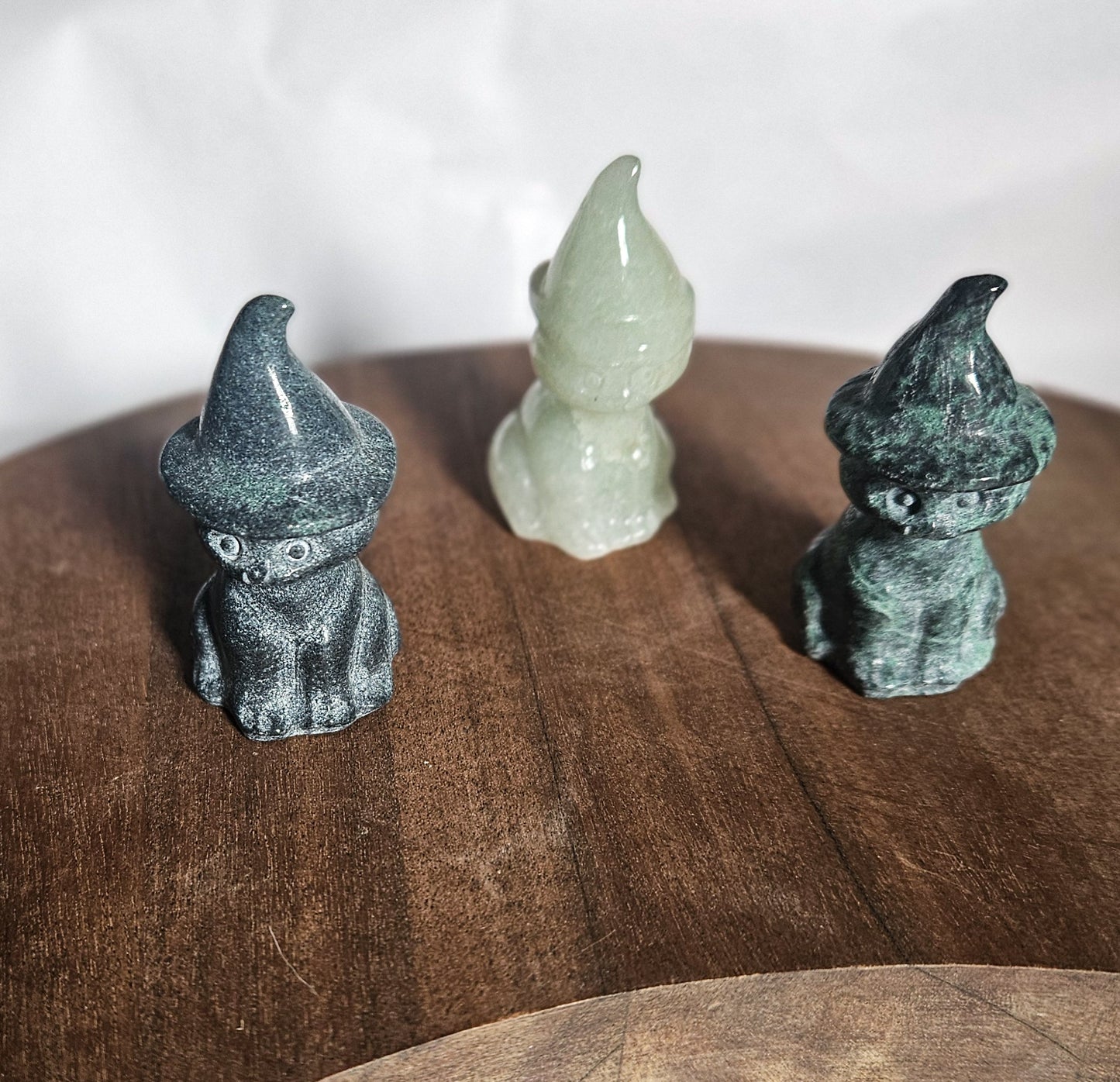 Cat in Witch Hat Statue
