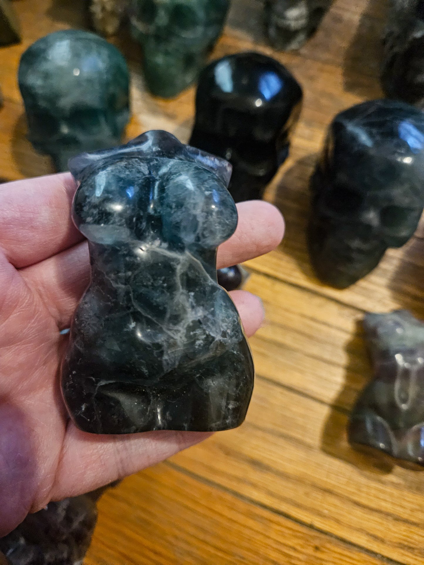 Curvy Goddess Figure Fluorite