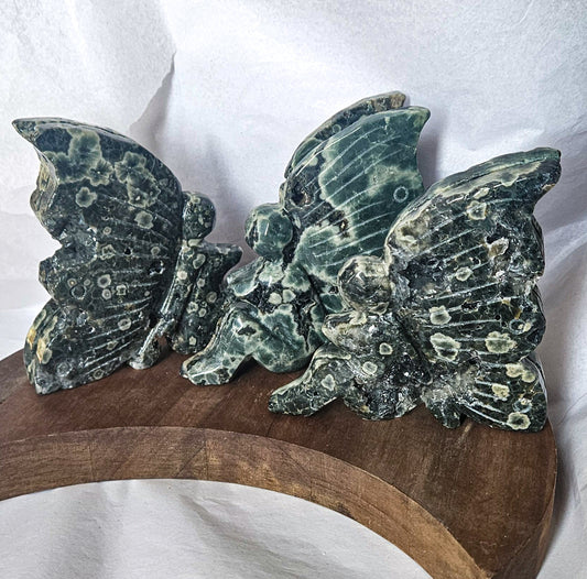 Green Orbicular Jasper Fairy