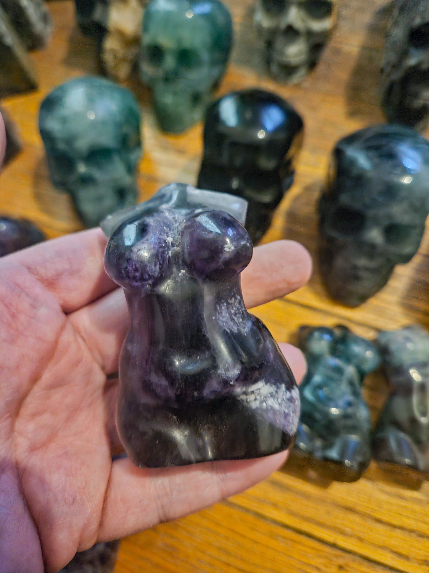 Curvy Goddess Figure Fluorite