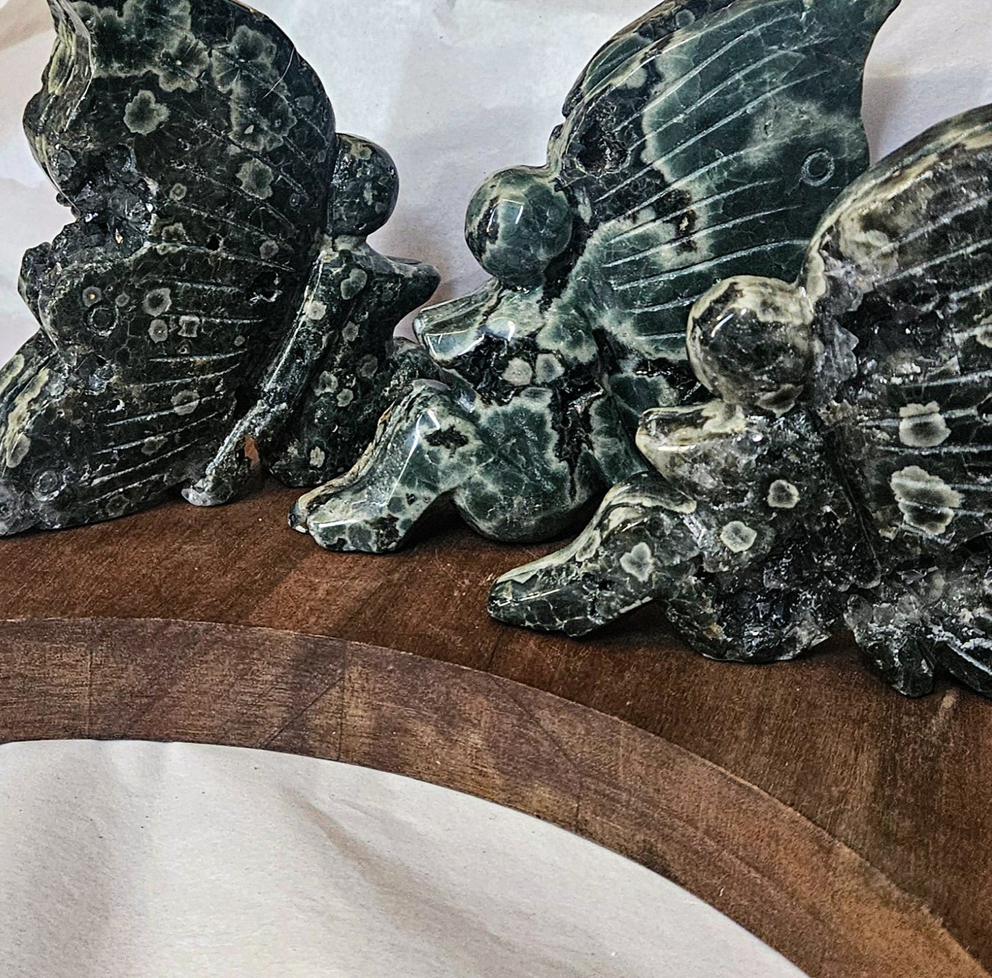 Green Orbicular Jasper Fairy